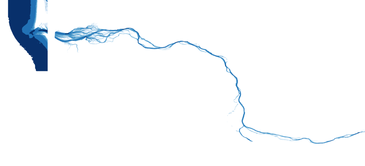 Columbia River depth coverage