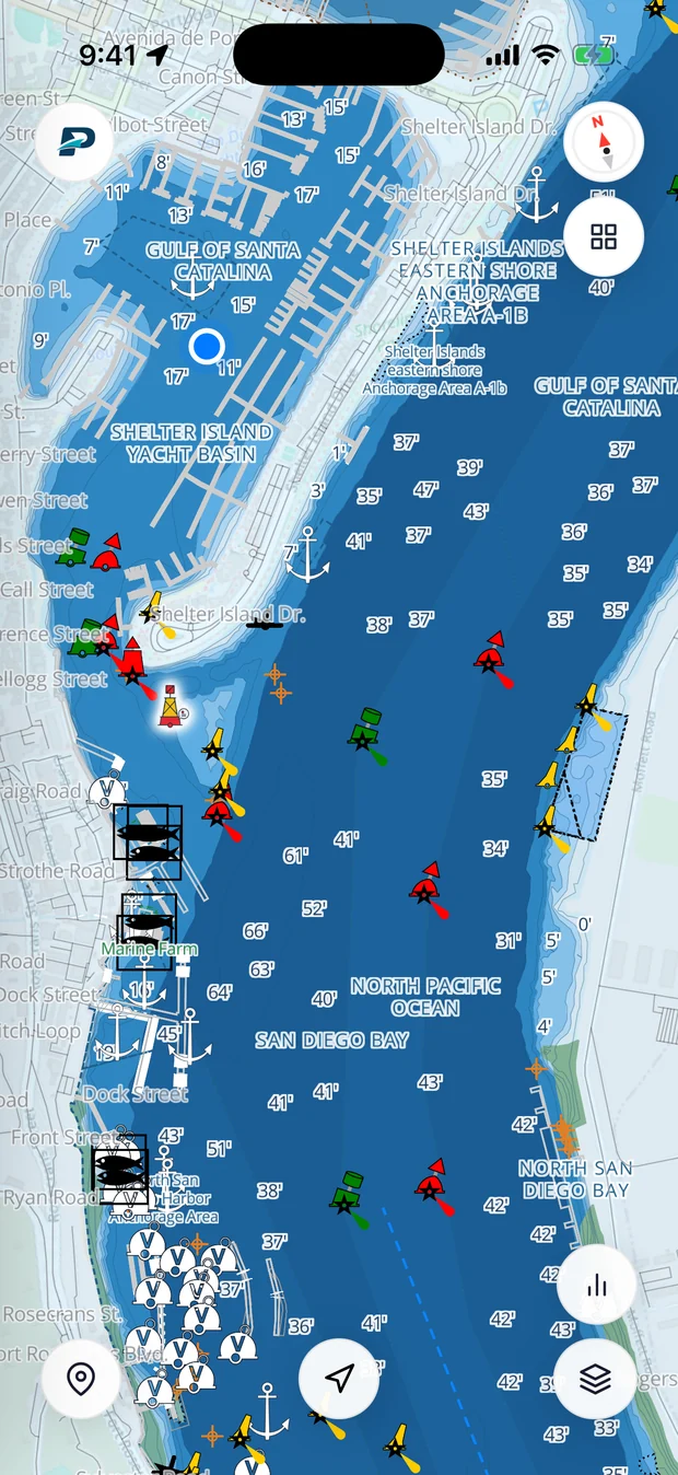 Pathr nautical chart